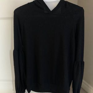 Bell Sleeve Hoodie with Ties